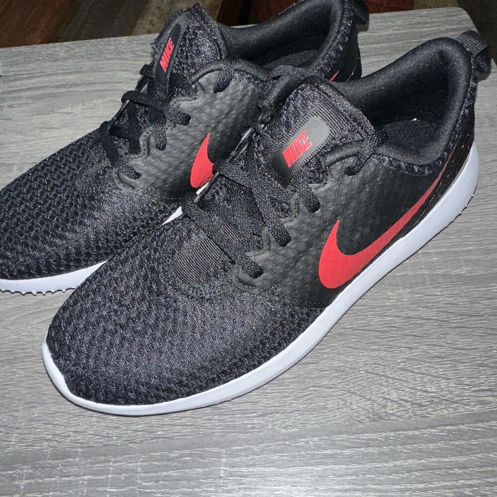 Nike Men's Golf shoe Roshe g Black/Red CD6065-004 Size M7 W8.5